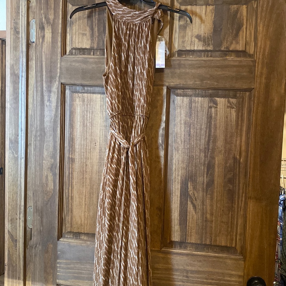 Ladies high neck midi dress size 4p